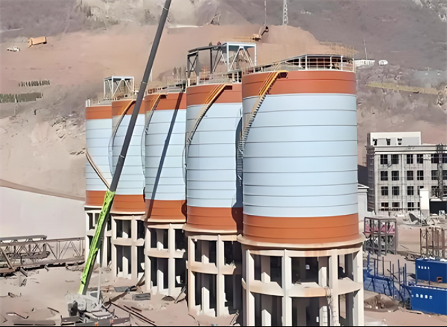 灵川高架钢板仓