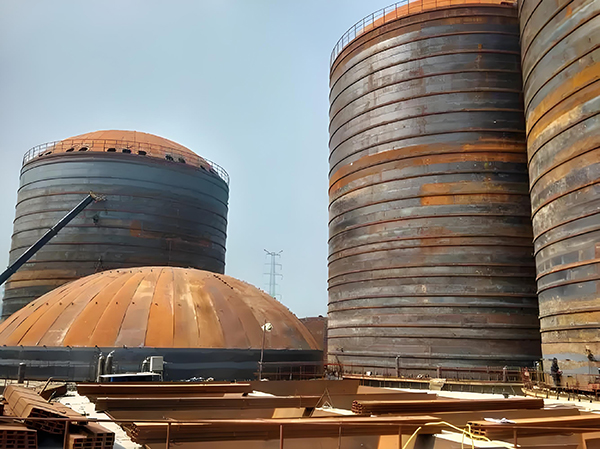 灵川焦粉钢板仓